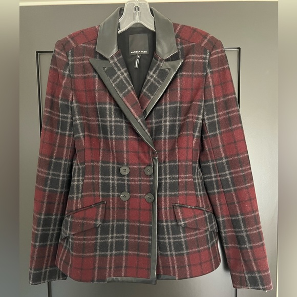 Marissa Webb Plaid Blazer - Picture 1 of 13